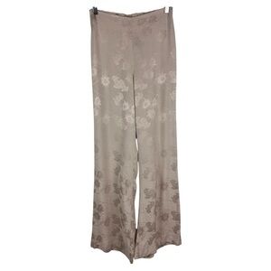 SACHIN & BABI Floral Jacquard Wide Leg Lina Pants in Pearl